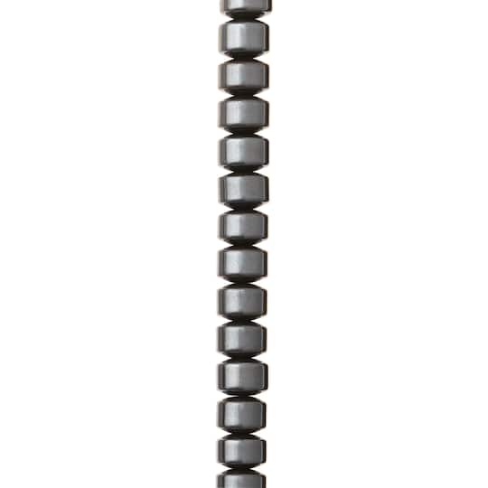 12 Pack: Hematite Rondelle Beads, 8mm by Bead Landing™